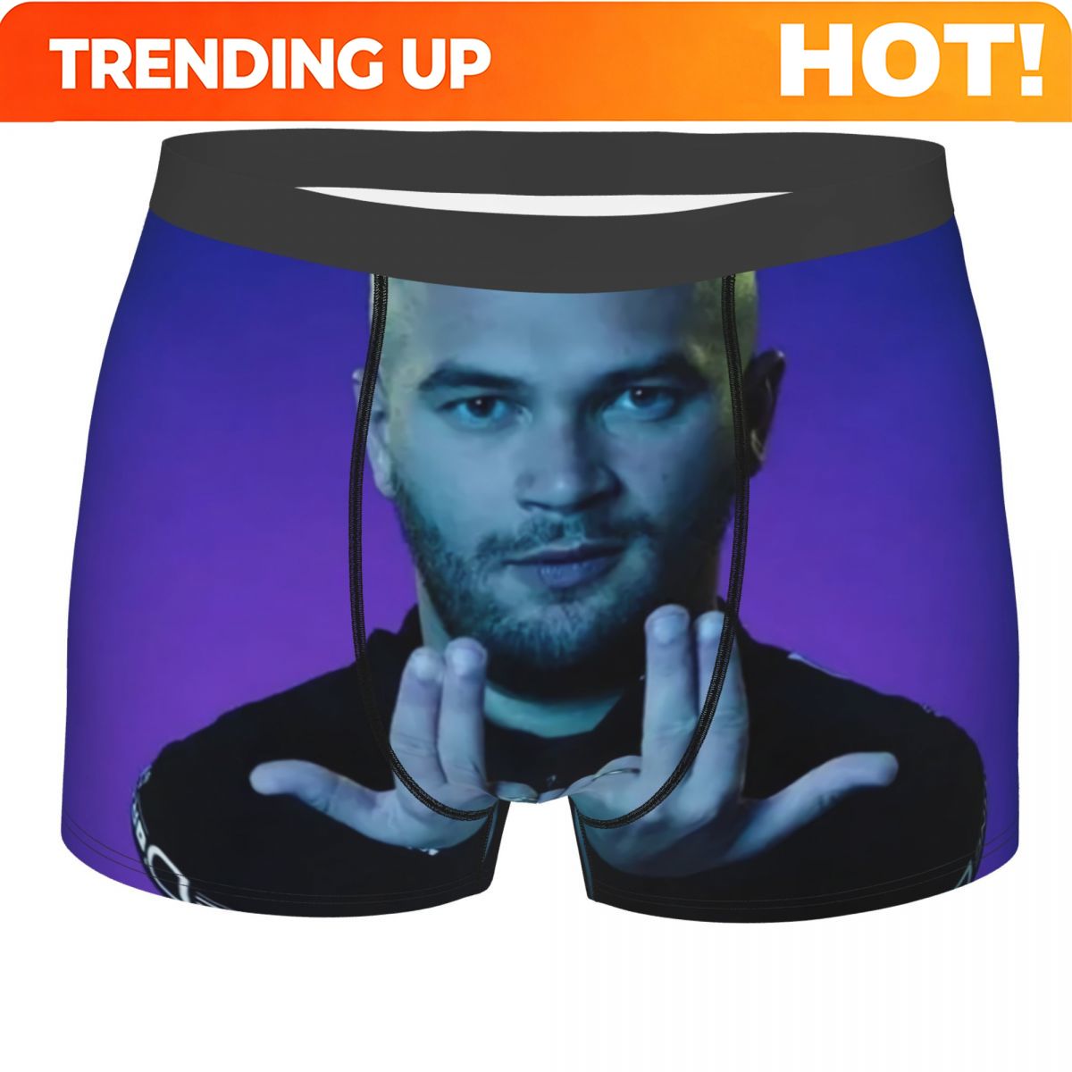 Boyshort Underwear - سراويل داخلية رجالية مخصصة بتصميم مغني
